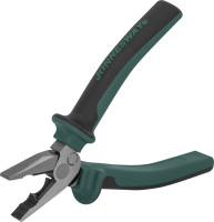 Jonnesway P0116 Пассатижи с увеличенными рычагами и двухкомпонентными рукоятками, 160 мм