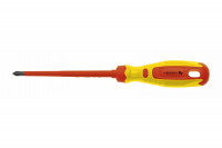 Отвертка диэлектрическая крестовая PH2, 100 мм, 1000 V, сталь CrMo