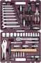 Thorvik TS072 Набор инструмента универсальный 1/4", 1/2"DR, 72 предмета