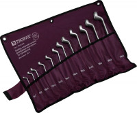 Thorvik W2S12TB Набор ключей гаечных накидных изогнутых серии ARC в сумке, 6-32 мм, 12 предметов