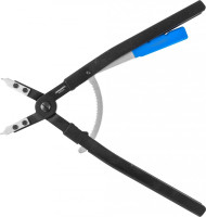 Jonnesway P9920A Щипцы прямые с фиксатором для стопорных колец, сжим, 165-300 мм, 4.5-5.5 мм, 500 мм