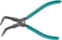 Jonnesway P9508C Щипцы загнутые 90° для стопорных колец удлиненные с ПВХ рукоятками, сжим, 215 мм, 10-32 мм