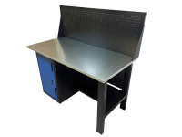 Верстак инструментальный GWT-V1400TL1 Great Wolf, тумба с дверью, экран, 1400x700