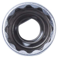 Головка свечная двенадцатигранная 3/8", 18 мм, пружинный фиксатор KING TONY 36A018