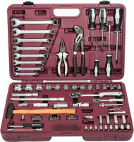 Thorvik UTS0077MP Набор инструмента универсальный 1/4", 1/2"DR с головками торцевыми MultiProf, 77 предметов Thorvik UTS0077MP Набор инструмента универсальный 1/4", 1/2"DR с головками торцевыми MultiProf, 77 предметов