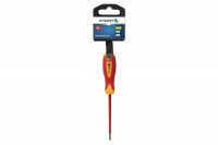 Отвертка диэлектрическая с прямым шлицем SL2,5, 75 мм, 1000 V, сталь S2