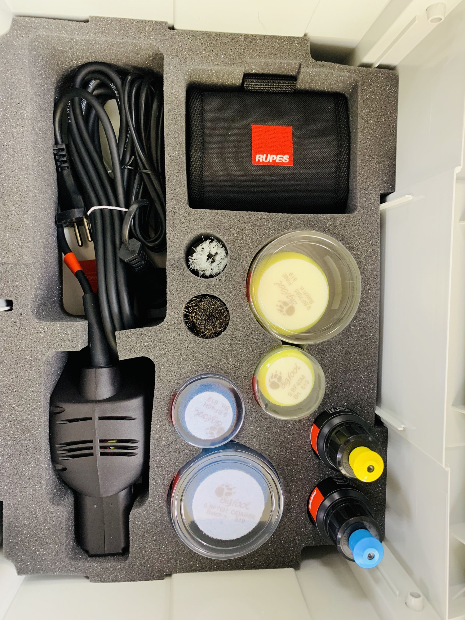 RUPES BigFoot iBrid Nano HR81ML Полировальный набор