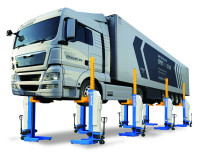 MAXIMA FC55W-6 Комплект беспроводных подкатных колонн для грузовых автомобилей, г/п 5.5 т.  (6шт)