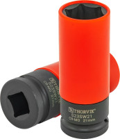 Thorvik S23SW21 Головка торцевая ударная удлиненная тонкостенная 1/2"DR для легкосплавных колесных дисков, 21 мм