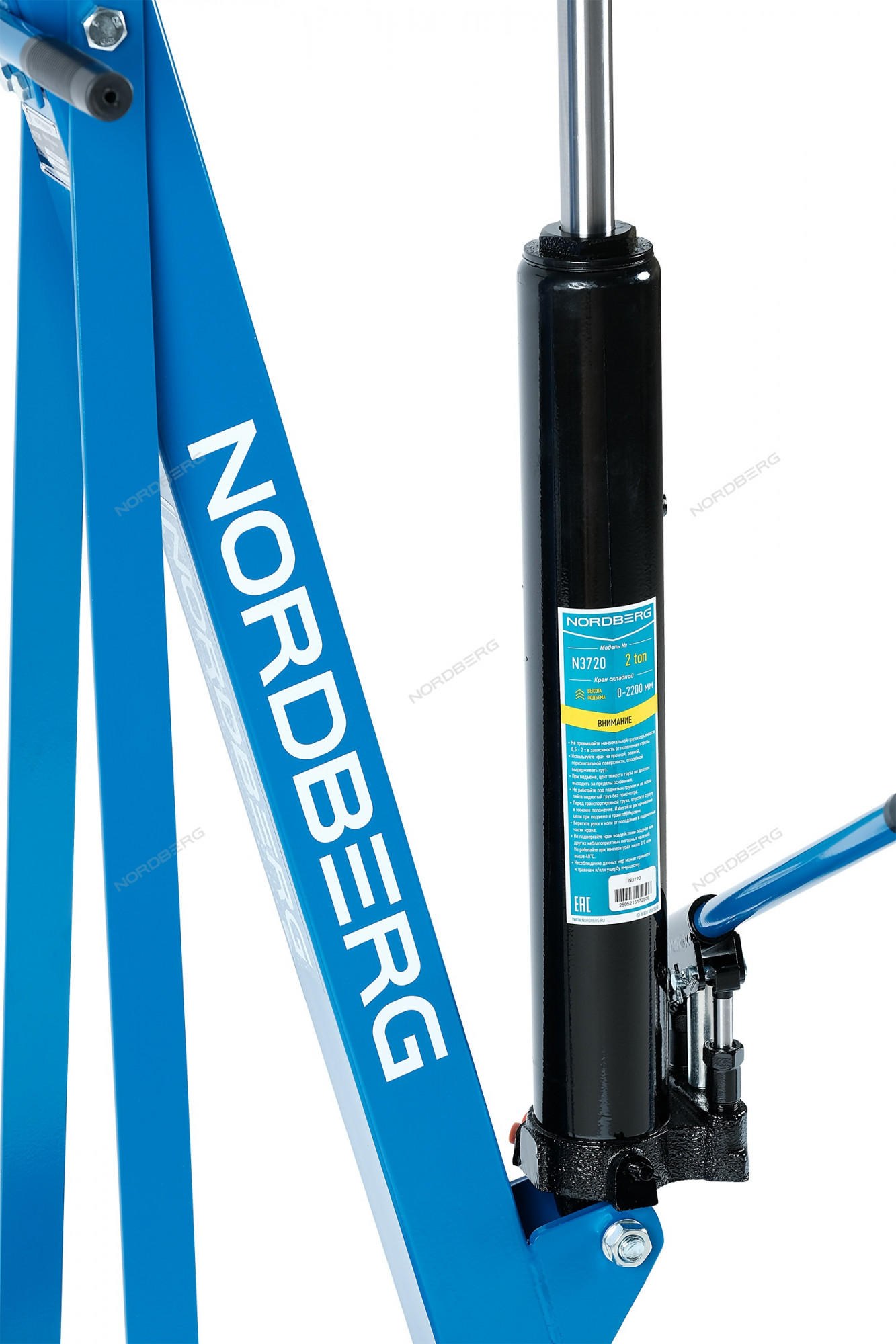 Гидроцилиндр NORDBERG N3720#CY для крана N3720 усилие 8 тонн