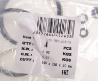 Ремкомплект для домкрата GTE-TH93204 (01) прокладки и уплотнения GTE Ремкомплект для домкрата GTE-TH93204 (01) прокладки и уплотнения GTE