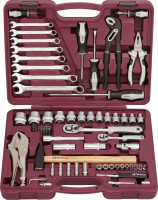 Thorvik UTS0072 Набор инструмента универсальный 1/4", 1/2"DR, 72 предмета