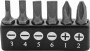 Ombra 951406A Набор вставок-бит 1/4"DR, 6 предметов (SL3,4,5,6,PH1,2)