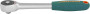 Jonnesway R6602 Рукоятка трещоточная ротационная со сквозным приводом 1/4"DR, 60 зубцов, 180 мм