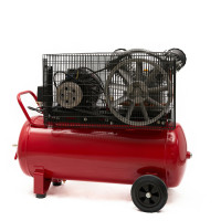 Компрессор ROSSVIK СБ4/С-100.LB50, 690 л/мин, 10 бар, ресивер 100 л, 380 В/4 кВт, красный