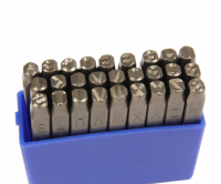 Клейма буквенные латиница 6мм JTC