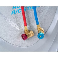 Станция автомат для заправки автомобильных кондиционеров, сенсорный дисплей KraftWell арт. AC1800