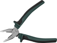 Jonnesway P0116 Пассатижи с увеличенными рычагами и двухкомпонентными рукоятками, 160 мм