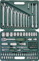Jonnesway S04H52482S Набор инструмента универсальный 1/4", 1/2"DR, 82 предмета