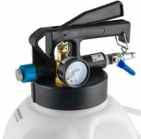 Thorvik PATFD10K Приспособление с пневматическим приводом для замены трансмиссионных жидкостей в наборе с переходниками, 10 литров