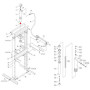 Опора гидроцилиндра (Serrated saddle п.5) HJ0804.5005, HJ0804.7016