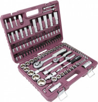 Thorvik TS108 Набор инструмента универсальный 1/4", 1/2"DR, 108 предметов