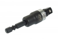 Адаптер 1/4"х3/8" (6.35мм) карданный под шуруповерт JTC