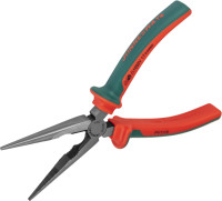 Jonnesway PV1118 Длинногубцы диэлектрические прямые с двухкомпонентными рукоятками, 200 мм