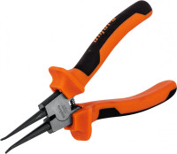 Ombra 440307 Щипцы прямые для стопорных колец с двухкомпонентными рукоятками, разжим, 180 мм, 5-40 мм