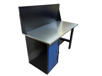 Верстак инструментальный GWT-V1400TL1 Great Wolf, тумба с дверью, экран, 1400x700