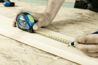 Рулетка 5 м х 25 мм, покрыта нейлоном, стопор ленты, с магнитом, MID