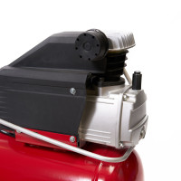 Компрессор ROSSVIK СБ4/С-24.J1048В, 260 л/мин, 8 бар, ресивер 24 л, 220 В/1,8 кВт, красный