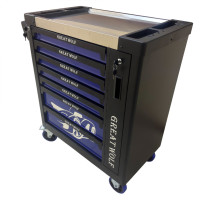 Инструментальная тележка GW-8ST BLUE Great Wolf (8 ящиков, центральный замок, колеса с блокировкой, усиленная) Инструментальная тележка GW-8ST BLUE Great Wolf (8 ящиков, центральный замок, колеса с блокировкой, усиленная)