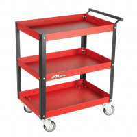 Тележка инструментальная 3 полки (JTC-5921) открытого типа 684х469х870мм JTC