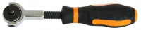 Ombra 281404 Рукоятка трещоточная 1/4"DR, с шарнирной головкой, 100 зубцов, 180 мм