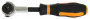 Ombra 281404 Рукоятка трещоточная 1/4"DR, с шарнирной головкой, 100 зубцов, 180 мм