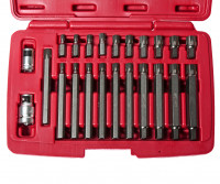 Набор бит 1/2" 3/8" RIBE RM5-RM14 2 держателя 23 предмета в кейсе JTC