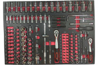 Набор ложементов GWA-329R с инструментом, 329 предмета, 4 ложемента, 550x390x30мм, Great Wolf