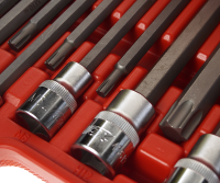 Набор головок с насадкой 24 предмета в кейсе JTC