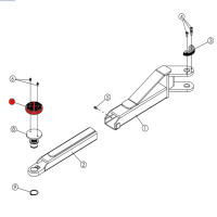 Резиновая подушка для подхвата V2-4L, V2-4LH, V2-4LB (не оригинал)