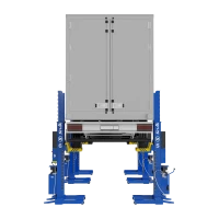 Электрогидравлический подкатной подъёмник ПГП-36000 Синий RAL5017