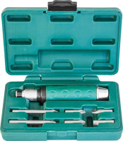 Jonnesway AG010055A Ударная отвертка с битами SL 8,10мм PH# 2,3  36мм и PH# 2,3  80мм, 7 предметов