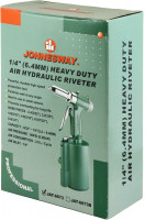 Jonnesway JAT-6673 Заклепочник гидропневматический композитный, 2.4 - 6.4 мм Jonnesway JAT-6673 Заклепочник гидропневматический композитный, 2.4 - 6.4 мм