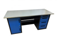 Верстак инструментальный двухтумбовый GWT-V1800B Great Wolf, 4 ящика, тумба с дверью, 1800x700