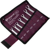 Thorvik W4S7TB Набор ключей гаечных разрезных серии ARC в сумке, 8-19 мм, 7 предметов