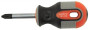 Ombra 751238 Отвертка стержневая крестовая ROUND GRIP, PH2x38 мм