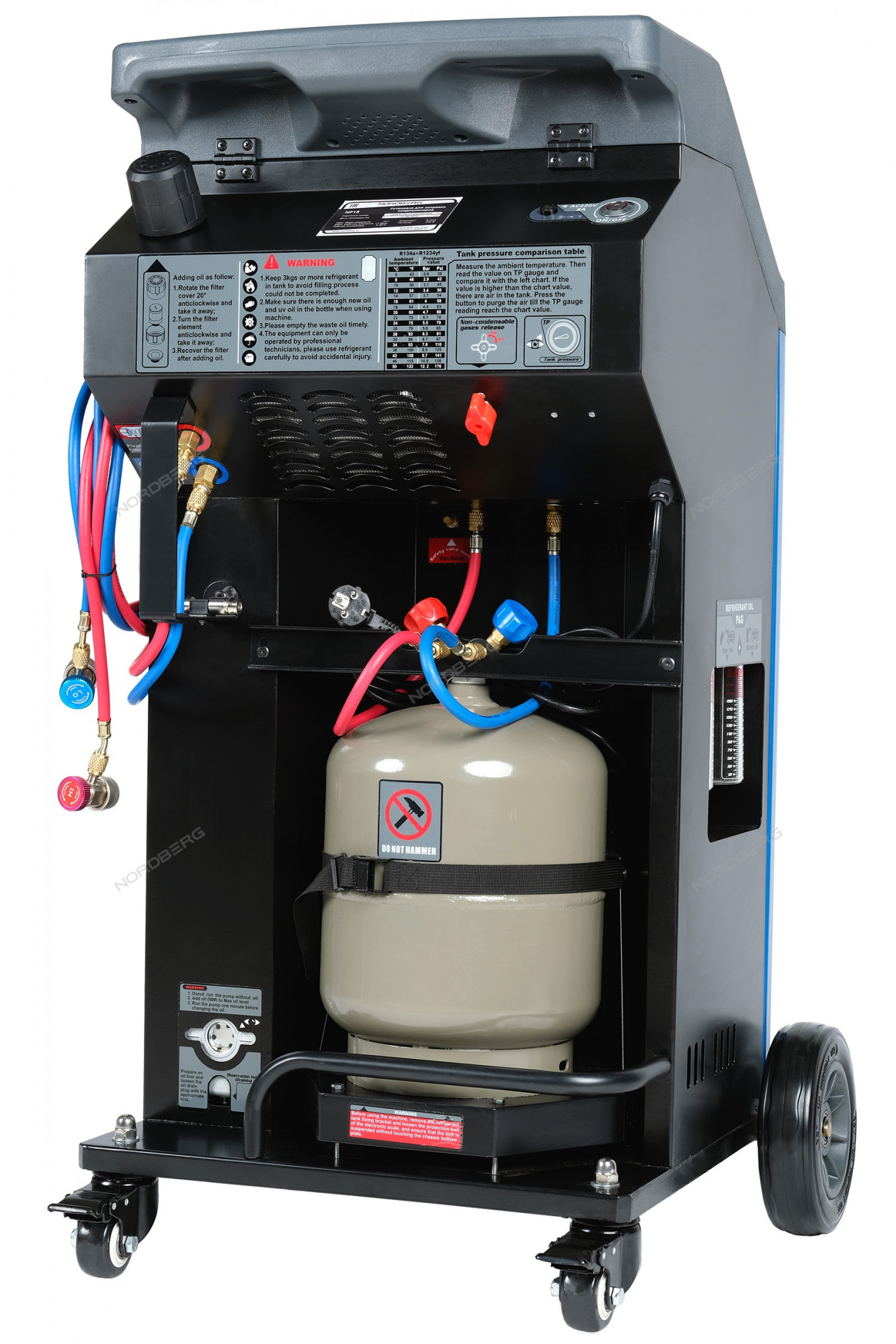 NF15 NORDBERG УСТАНОВКА полуавтомат для заправки автомобильных кондиционеров