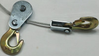 HP-147D Лебёдка ручная 3 крюка (4т)  тросс 6мм.x3м.