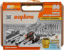Ombra OMT94S12 Набор инструмента универсальный 1/4", 1/2"DR с головками торцевыми 12-гранными 1/2"DR, 94 предмета