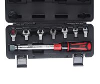 Ключ динамометрический 10-60Нм 9-12мм с рожковыми насадками 7-13мм 8 предметов JTC